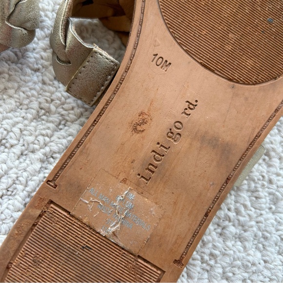 Indigo Rd. Braided Strap Sandals Size 10M - Picture 4 of 16